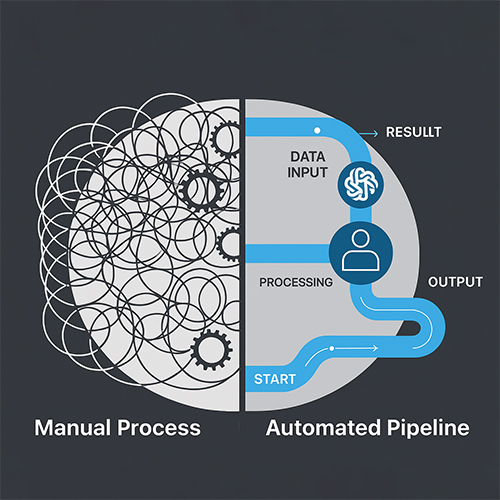 Contrasting Manual Grind vs. Automated Content Engine