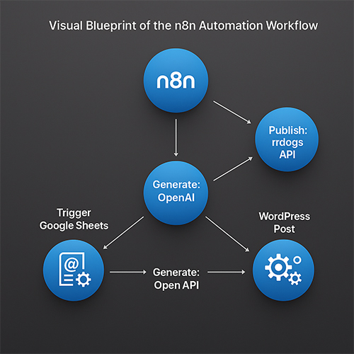 Visual Blueprint of the n8n Automation Workflow